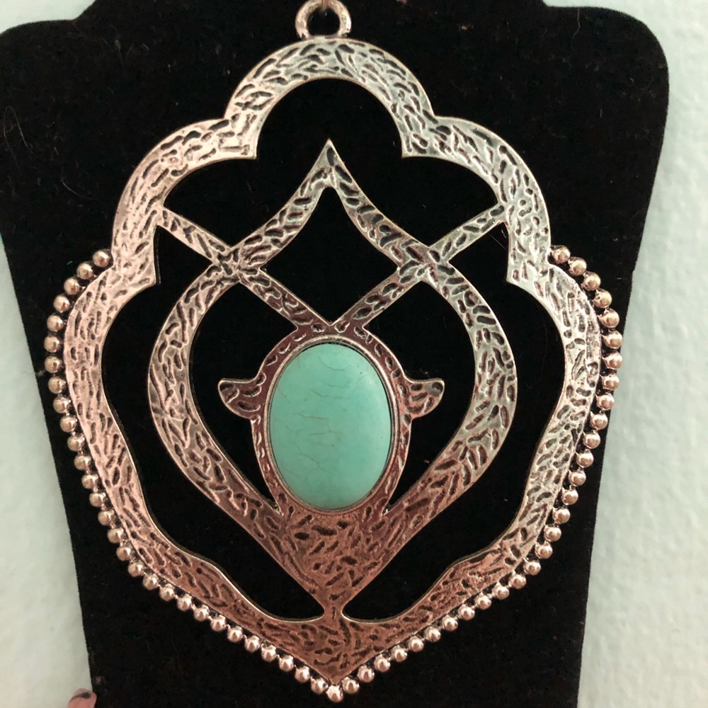Necklace W/ Big Pendant View 2